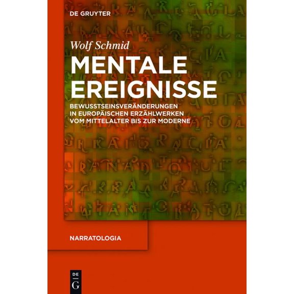 Narratologia Mentale Ereignisse, Book 58, (Hardcover)