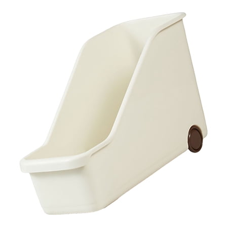 Narrow Cabinet Organizer with Rolling Wheels Space Saving Pots Lids Storage Box Practical Home Organization Supplies