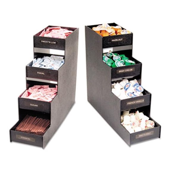Narrow Condiment Organizer 6w x 19d x 15.88h Black