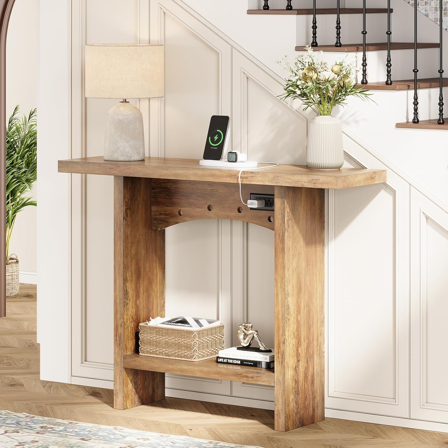 Console Table Charging Stationnull