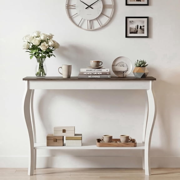Narrow Console Table, Chic Accent Sofa Table, Entryway Table