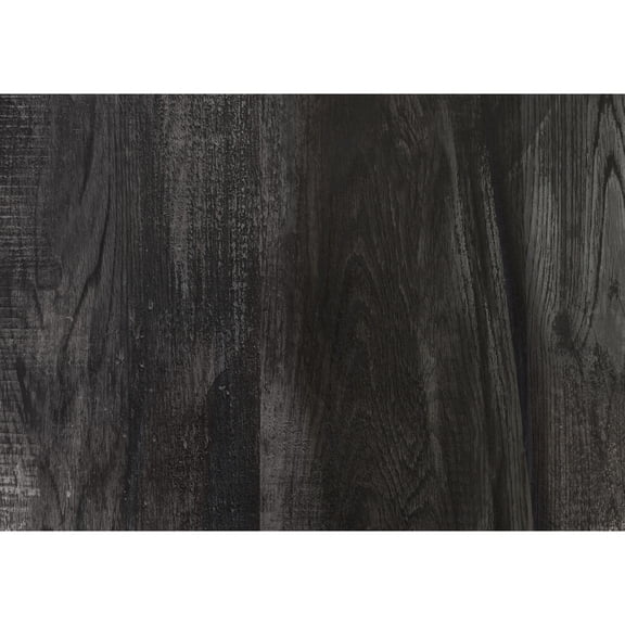 Narrow Console Table / For Small Spaces in Home / Black Reclaimed Wood-look Finish