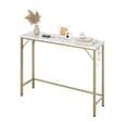 thumbnail image 1 of Narrow Console Table, Sofa Table with Outlets, Behind Couch Table for Living Room, Hallway Table for Entryway, 1 of 8