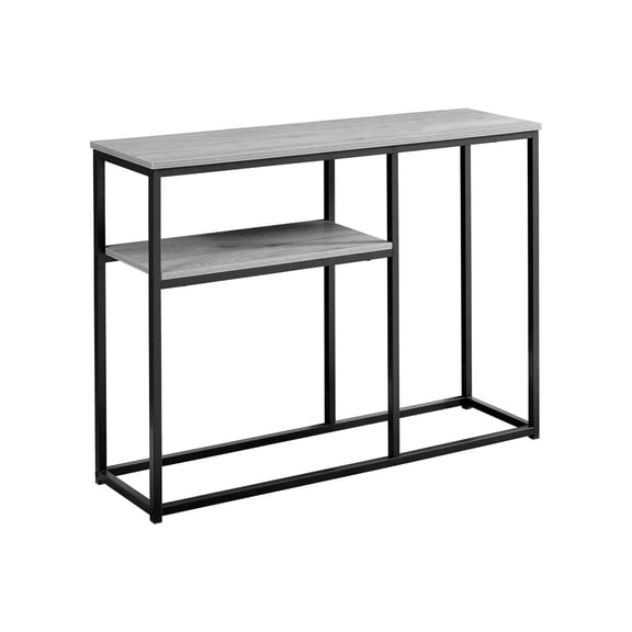 Narrow Console Table with Smooth Grey Top / Functional for Different Scenarios