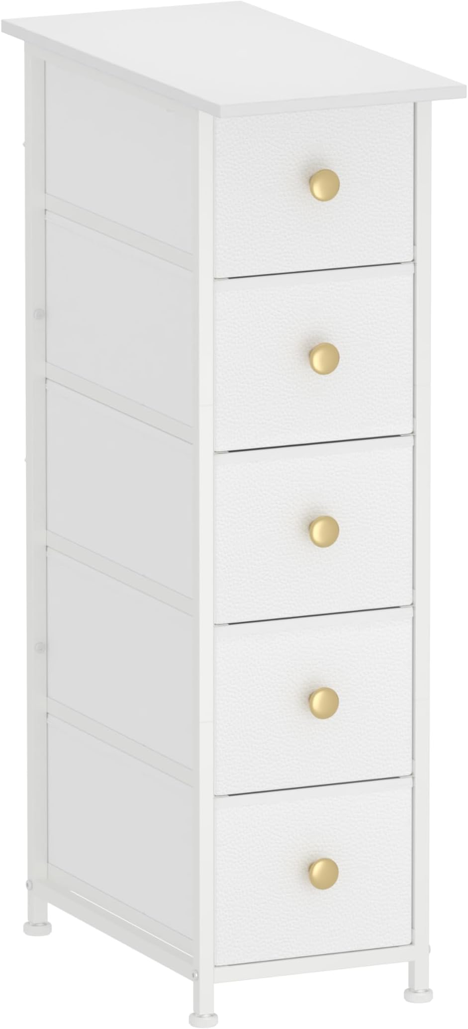 Small Chest Unit Narrow Dresser Cabinet Vertical Slim Dresser Chest of Drawers Skinny ...