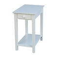 thumbnail image 1 of Narrow End Table, White, 1 of 1