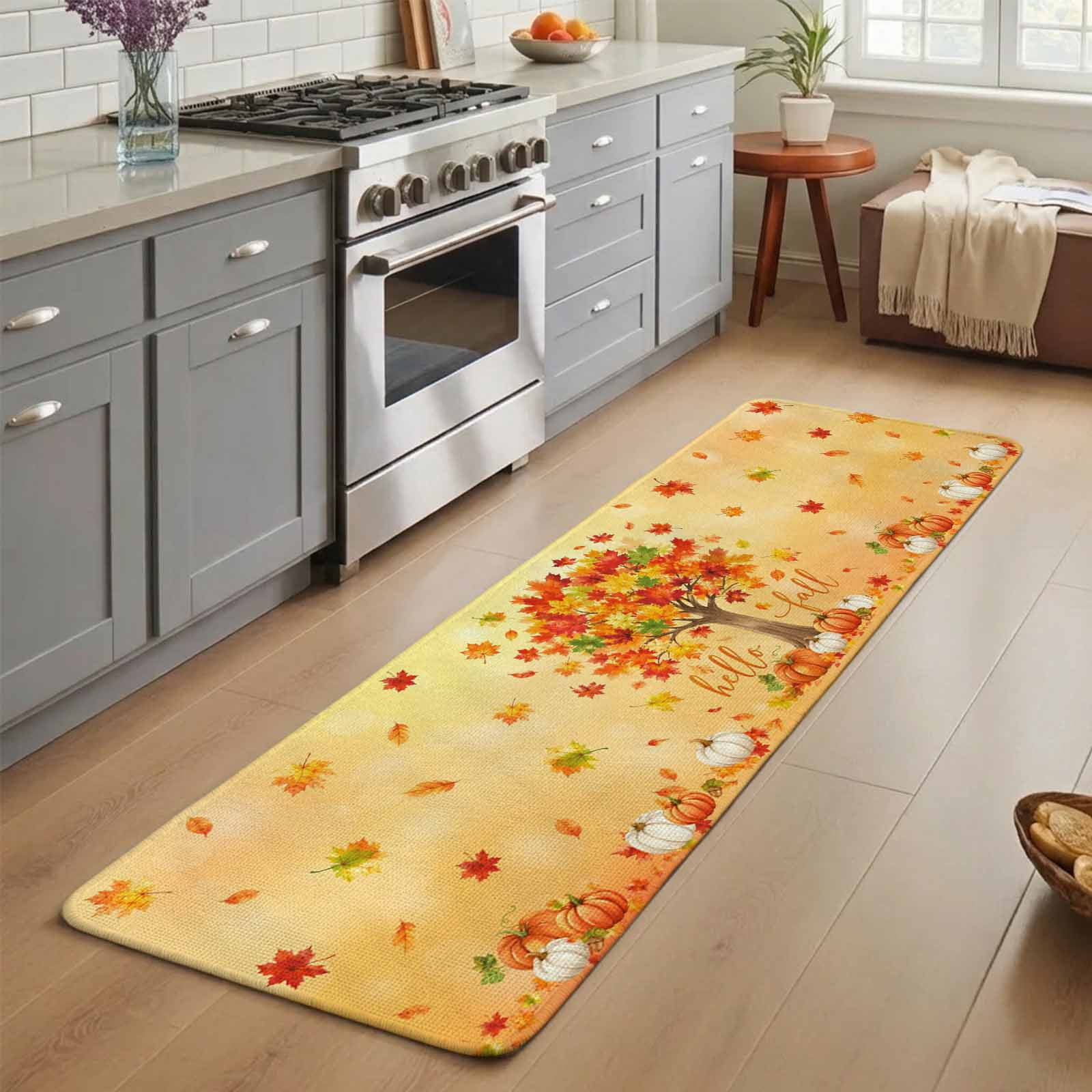 Narrow Entryway Rug 15.7''x47.2'',Hello Fall Indoor Outdoor Front Door ...
