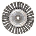 thumbnail image 1 of Narrow Face Stringer Bead Wheel Brush, 4 D X 3/16 W, 0.02 Carbon Steel, 3/8 - 24| 1 Each, 1 of 1
