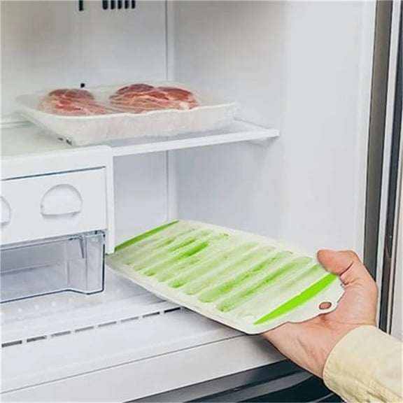 Narrow Ice Stick Trays with Easy Push Out Ice Cubes Molds Reusable for Whiskey, Cocktail, Stackable Flexible