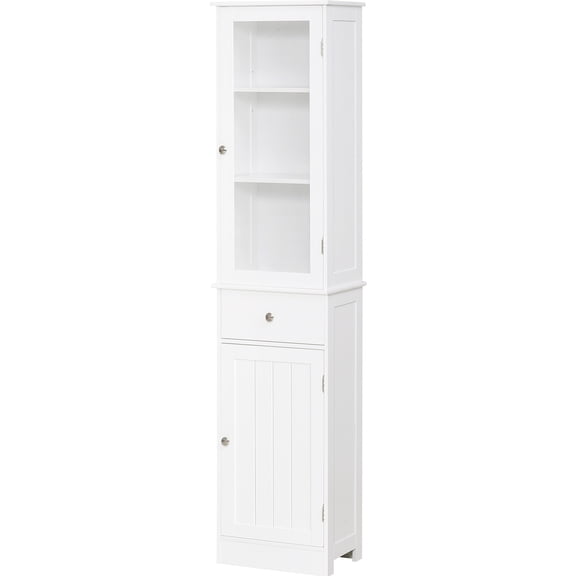 Narrow Linen Cabinet | Store Bathroom Goods, Stable Daily Use