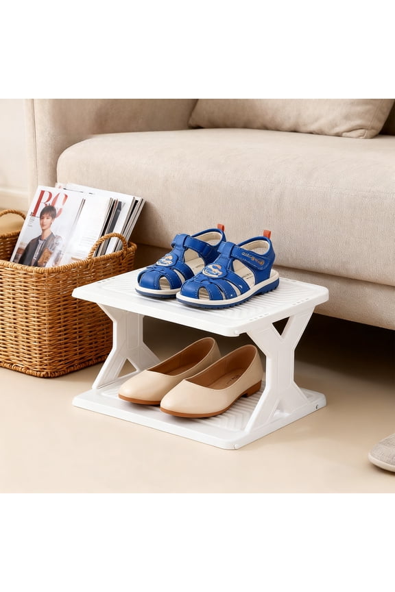 Narrow Shoe Rack for Entryway,Shoe Shelf Storage 4-10 Pairs of Shoes and Boots, Space Saving Corner Shoe Rack Organizer for Closet,Doorway,Garage
