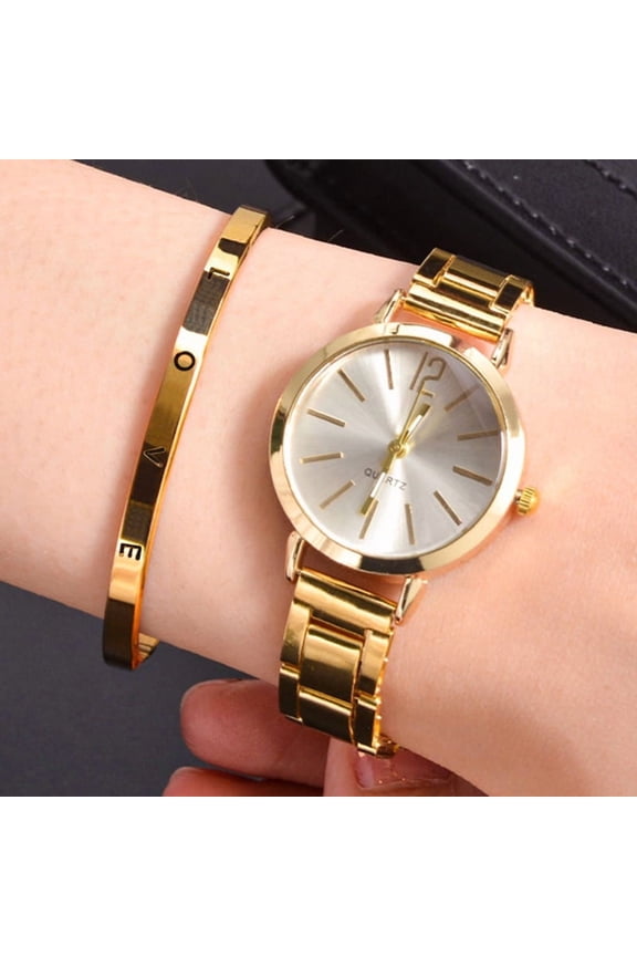 Narrow Strap Steel Strap Quartz Watch