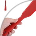 thumbnail image 1 of Narrow Thin Crepe Spatula Silicone Turner Omelet, Heat Resistant Long Handle for Eggs Pancakes Burgers Pizza, 1 of 5