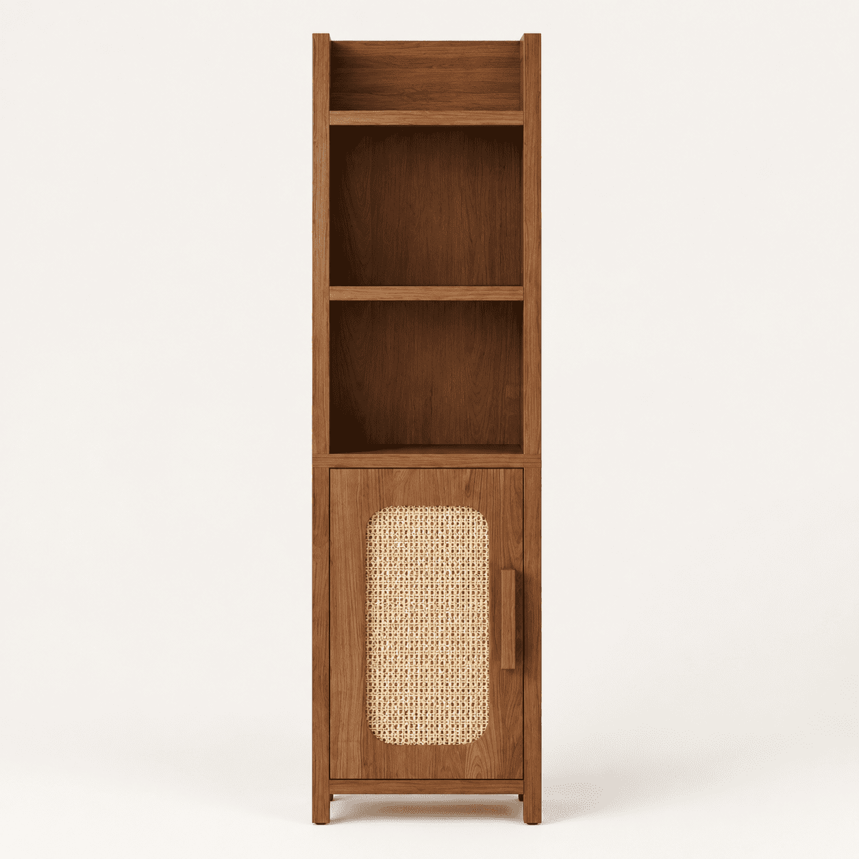 Narrow Toilet Paper Cabinet, Rattan Bathroom Storage Cabinet, Brown ...