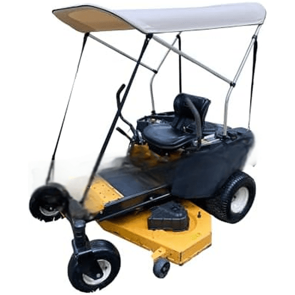 Narrow Track Sun Shade Canopy for Smaller Zero Turn Lawn - Fits John Deere, Kubota, Cub Cadet, Troy-Bilt & Other Brands - Reduce Heat and Glare with this Umbrella Canopy, Patent Pending$$Tools