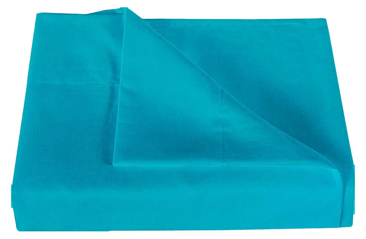 Narrow Twin Single Flat Top Sheet 100 Cotton Jersey Measures 25 x