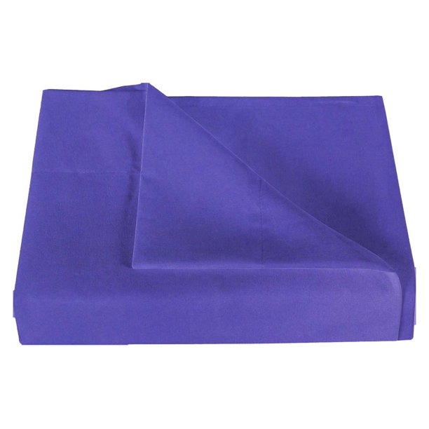Narrow Twin Single Flat Top Sheet 100 Cotton Jersey Measures 28 x