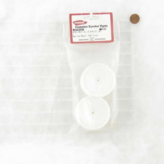 Narrow White Wheels 56 Size Kyosho Parts
