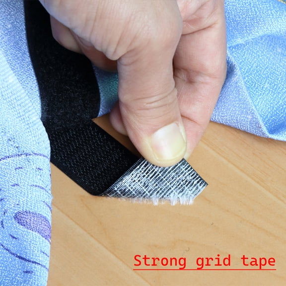 Narrow Width 25mm Adhesive Hook & Loop - Waterproof Mesh Backing for Precision Applications