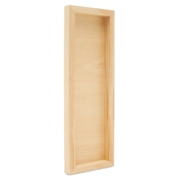 Narrow Wood Canvas 8 x 16 x 3/4-inch, Pack of 60 Wood Sign Blanks With Frame, Wood Cradled Panels for Wall Art Sets, by Woodpeckers