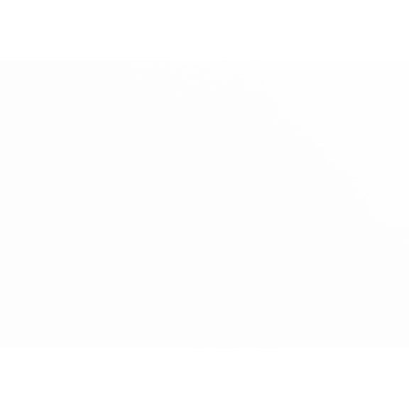 Narrow white laminate accent table with curved design for entryway and living room offers ample surface space