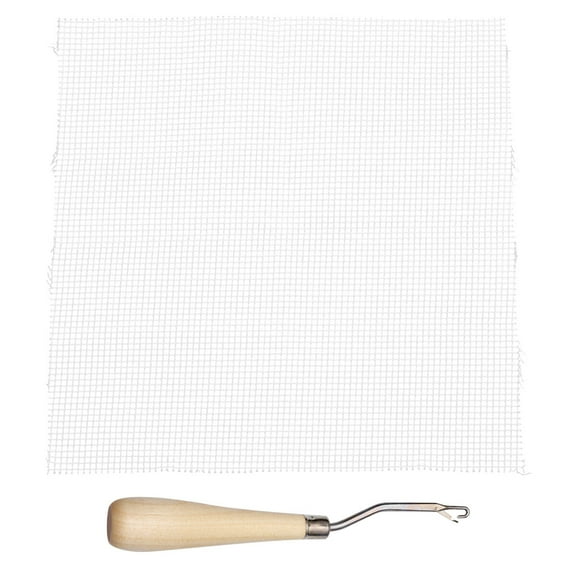 Masteelf DIY Embroidery Kit with Stereoscopic Blanket Set for Kids and Adults Assorted Color 50cm Cloth