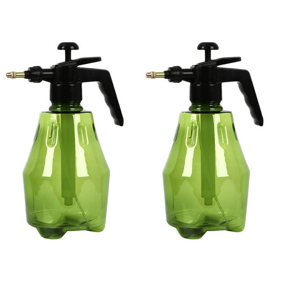 Narrster 2pcs 1.5L Household Flower Watering Pot Water Spray Can Hand Pressure Mist Sprayer