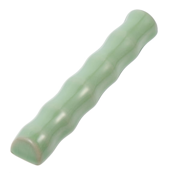 HONITANO Dark Green Ceramic Pen Holder Organizer for , Writing Pens, Desk Accessories and Office Supplies
