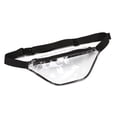 thumbnail image 1 of Narrster Fashion Waterproof Waist Bag PVC Transparent Fanny Pack Beach Bag for Men Women (Black), 1 of 10