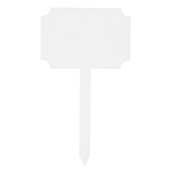 Narrster Heat Transfer Acrylic Garden Plant Label Plant Tag Acrylic Plant Label Tag Marker for Garden Potted Plants