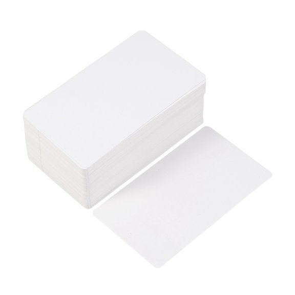 Narrster Retro Memo Pads DIY Kraft Blank Greeting Graffiti Postcard Handwritten Words Message Cards About 100pcs (White)