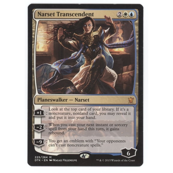Narset Planeswalker Mythic Rare Lightly Played Excellent 2015 Dragons of Tarkir Magic The Gathering Card