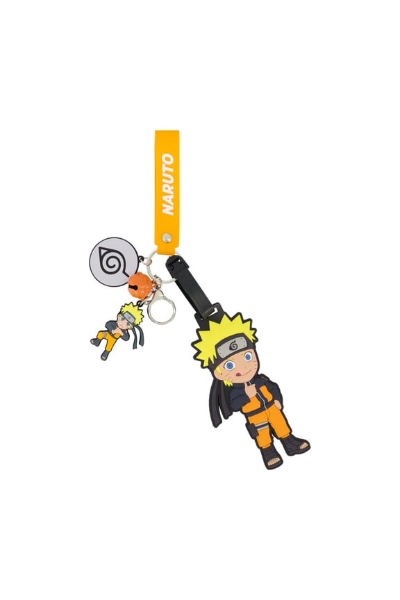 2-Piece Suitcase ID Tag and Lanyard Set with Adjustable Straps, Shippuden, Multi, One Size