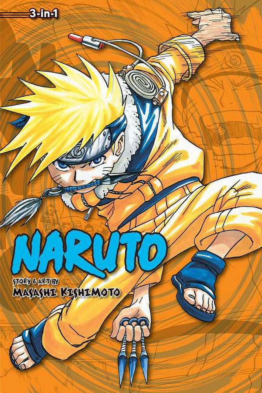 【初版】NARUTO First Edition Vol 1 2 3 Set Naruto Complete Manga Box Sets 1, 2, & 3 With Extras-English