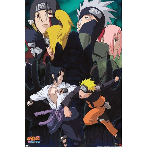 Naruto - Action Wall Poster, 14.725" x 22.375"