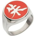 thumbnail image 1 of Naruto Akatsuki Itachi Signet Ring - Masashi Kishimoto Merchandise, 316L Steel Ring, Size - 12", 1 of 6