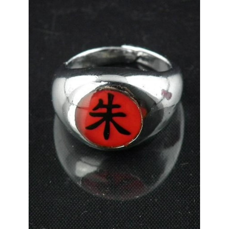 ITACHI Narutoo Akatsuki Rings Set Itachi Ring 12pcs With chain and