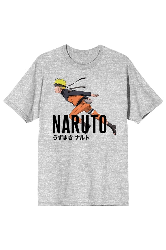 Naruto Anime Cartoon Character Heather Tee - L