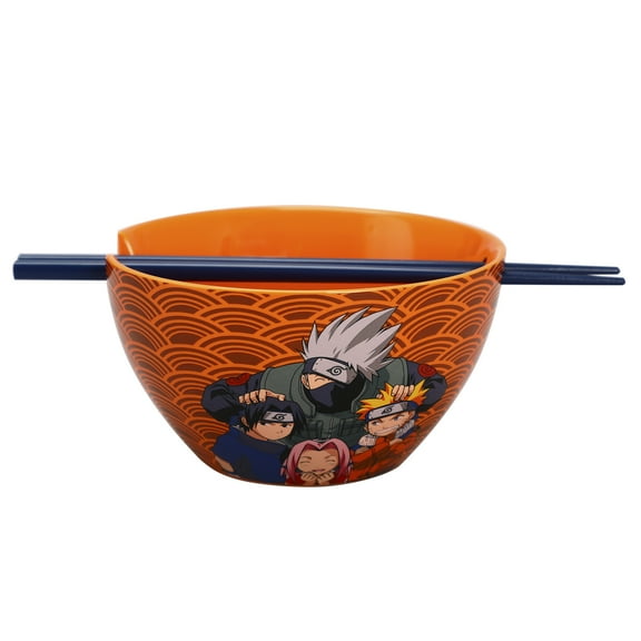 Naruto Anime Heroes 20 oz Ramen Bowl With Chopsticks