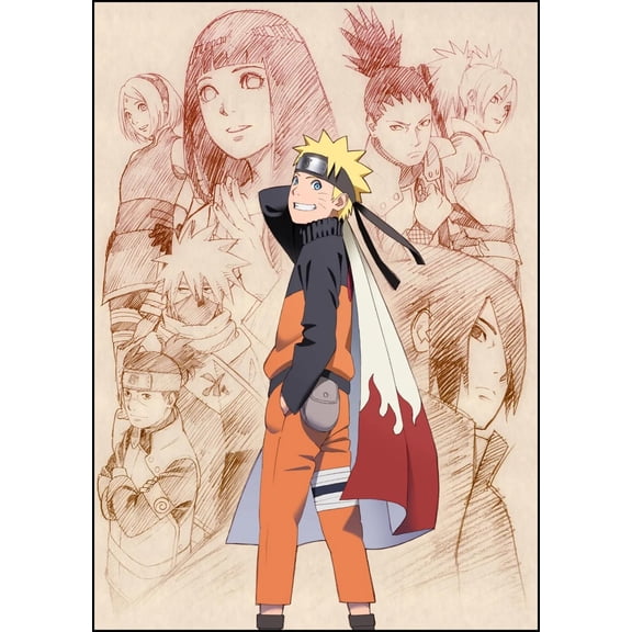 Naruto - Anime Manga Poster Unframed Size 24''x36'' GooGate