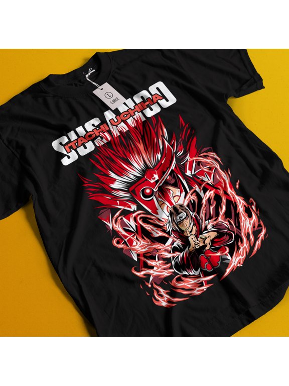Naruto Anime Manga T-Shirt, Itachi Susanoo Tee Sizes S-5Xl GooGate