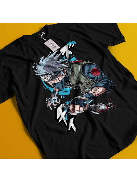 Naruto Anime Manga T-Shirt, Kakashi Hatake Tee Sizes S-5Xl GooGate