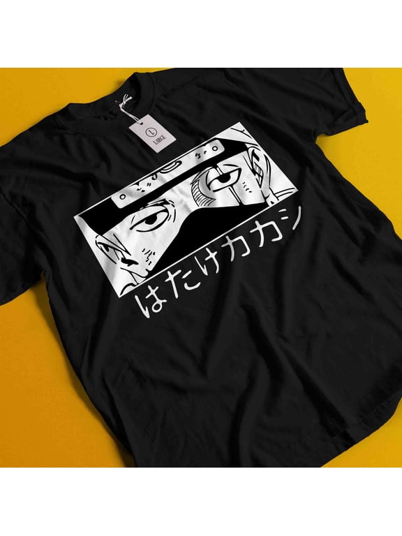 Naruto Anime Manga T-Shirt, Kakashi Hatake Tee Sizes S-5Xl GooGate