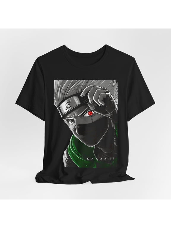 Naruto Anime Manga T-Shirt, Kakashi Tee Sizes S-5Xl Heygategoo