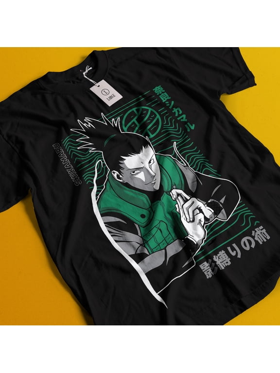 Naruto Anime Manga T-Shirt, Shikamaru Tee Sizes S-5Xl GooGate