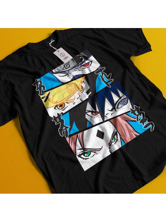 Naruto Anime Manga T-Shirt, Team 7 Tee Sizes S-5Xl GooGate