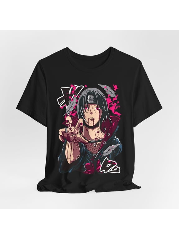 Naruto Anime Manga T-Shirt, Uchiha Itachi Tee Sizes S-5Xl GooGate