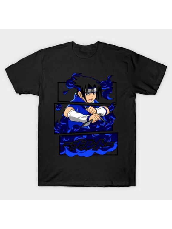 Naruto Anime T-Shirt, Sasuke Uchiha Tee Sizes S-5Xl GooGate
