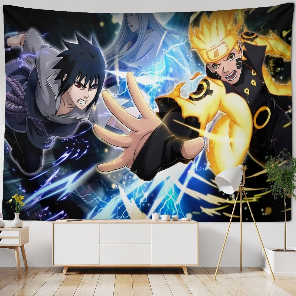 Naruto Anime Tapestrys For Bedroom Decor Art Tapestry Wall Hanging Decor Backdrops Wall Hanging Art Anime Tapestrys Tapestry Wall Hanging for Bedroom Living Room Dorm Walmart