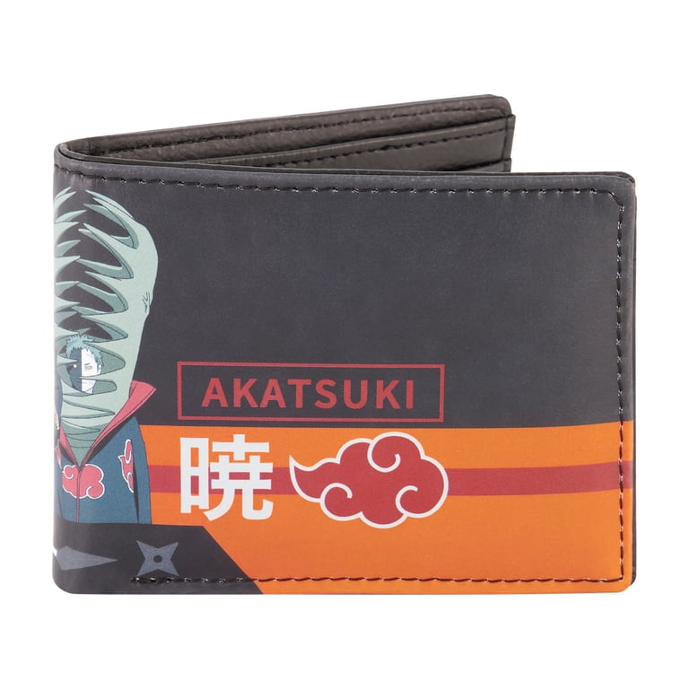 Naruto Bifold Wallet, Slim Wallet with Decorative Tin for Men and
